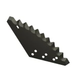 Durable feed mixer blade for agricultural mixing machines