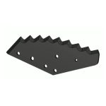 Replacement feed mixer knife for feed wagons