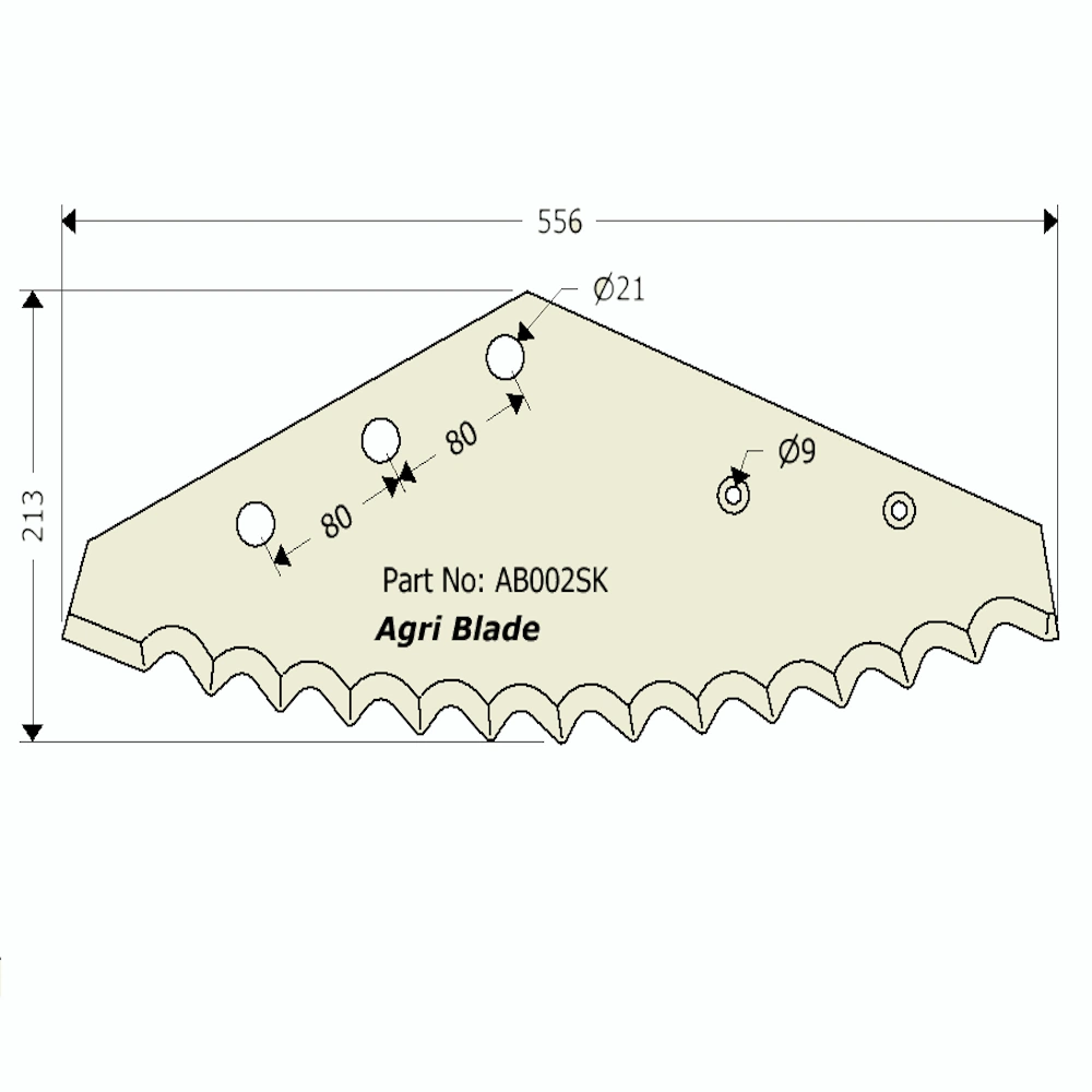 High-quality feed mixer wagon knife for farming equipment