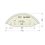 Feed Mixer Blade - AB006ST - Image 2